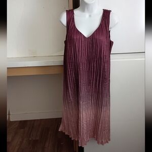 Sundance Ombre Crinkle Dress sz S